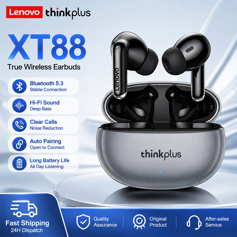 Anc Wireless Over Ear Headphones - Беспроводные Bluetooth-наушники Lenovo XT88 со встроенным