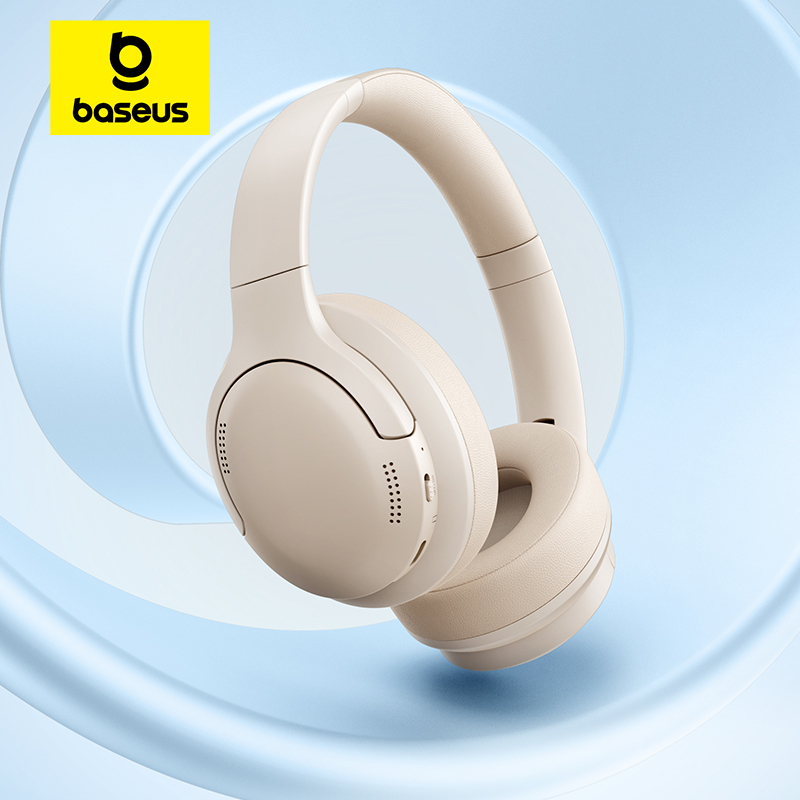 Anc Wireless Over Ear Headphones - Беспроводные наушники Baseus Bluetooth 6.0, Hi-Fi