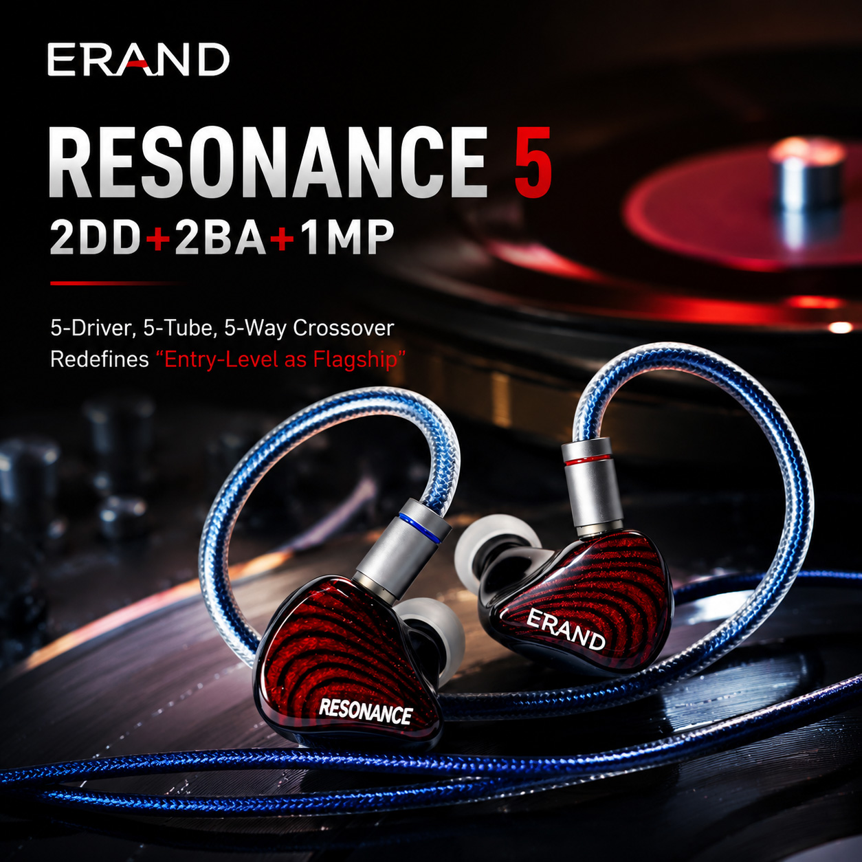 Наушники-мониторы ERAND RESONA – обзор и цена Planar Magnetic Iem Earphones