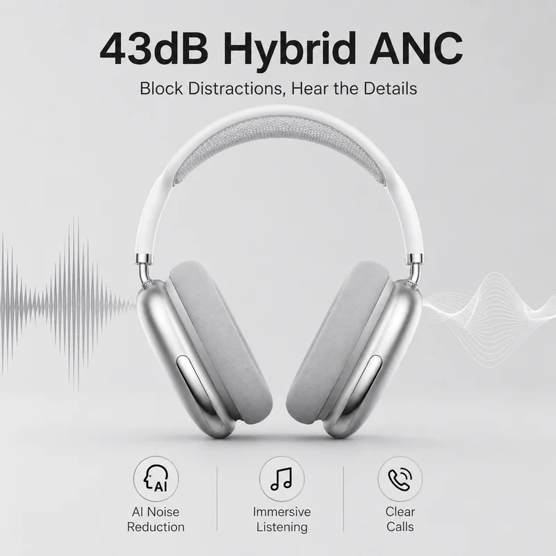 Беспроводные Bluetooth-наушник – обзор и цена Anc Wireless Over Ear Headphones