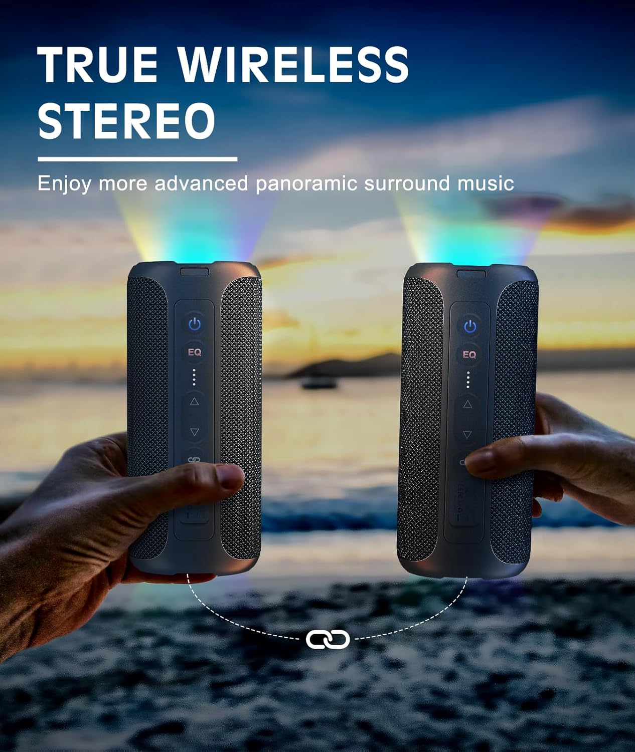 Ortizan Беспроводная Bluetooth – обзор и цена Portable Bluetooth Speaker Waterproof Ipx7
