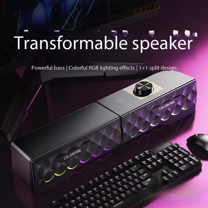 HIFI качество звука проводной  – обзор и цена Rgb Computer Soundbar For Pc