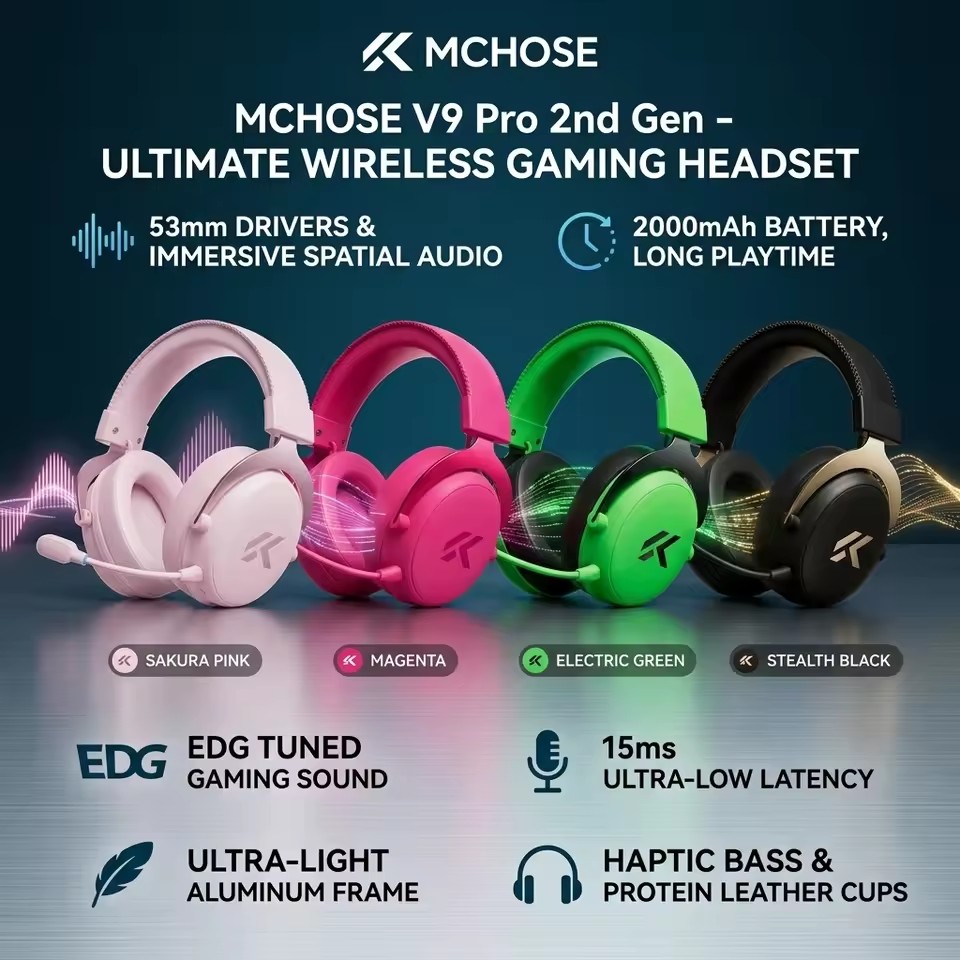 Беспроводная игровая гарнитура – обзор и цена Anc Wireless Over Ear Headphones